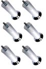 Kit Pes Para Cama Box na Cor Cromados com 13cm Altura Resistente Kit Pes Para Cama Box na Cor Cromados com 13cm Altura Resistente