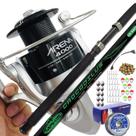 Kit Pesca 2 Molinetes Arena 4000 2 Varas 1,80m Linha Dourado 0,30mm 200m Kit Pesca 2 Molinetes Arena 4000 2 Varas 1,80m Linha Dourado 0,30mm 200m