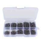 Kit Pesca 500 Anzóis de aço Tamanhos 3 Ao 12 Com Estojo Kit Pesca 500 Anzóis de aço Tamanhos 3 Ao 12 Com Estojo