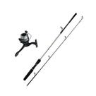 Kit Pesca Brasil Millenium Sabre Vara + Molinete Com Linha Fibra De Vidro
