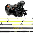Kit Pesca Carretilha Bronx 300P + Vara HG Capri 1,80m Pesca Esportiva Rio e Lago Lado da Manivela:EsquerdoTamanho:Vara