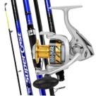 Kit Pesca Grande Porte Molinete Ragnar 60 Vara Super Cast Ideal para Peixes Grandes