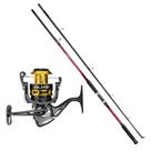 Kit Pesca Molinete Elite 2000 + Vara Solara 1802M 1,80m 20 Lbs Vermelho