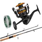 Kit Pesca Molinete Venza Marine Vara Staff 1,68mt Linha Multi