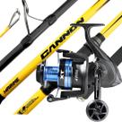 Kit Pesca Pesada Vara Praia Cannon E Molinete Xti Reforçado