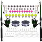 Kit Pesca Pescaria Completo 2 Varas 2 Molinetes + Acessórios Kit Pesca Pescaria Completo 2 Varas 2 Molinetes + Acessórios