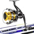 Kit Pesca Praia Costão Vara Verano Molinete Elite 6000 Linha Monofilamento Kit Pesca Praia Costão Vara Verano Molinete Elite 6000 Linha Monofilamento