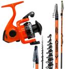 Kit Pesca Tribus Ultra Light Molinete Carretel de Aluminio