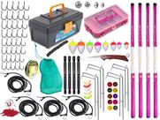 Kit Pescaria C/ 4 Vara Telescópicas 22% Carbono (2,70m) + Acessórios (Ref. 155)