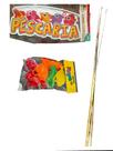 Kit Pescaria Festa Junina 1 Painel 3 Varas 20 Peixinhos