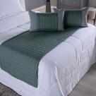 Kit Peseira 5 Peças para Cama Queen Com Almofadas Cheias Percal 300 Fios Decoração para Cama Posta Quarto Elegante