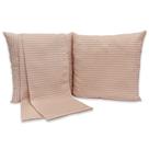Kit Peseira Casal + 2 Capas de Almofadas Piquet Favinho