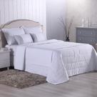 Kit Peseira de Cama Queen Com Almofadas Cheias Copacabana 5 Peças Matelado Micropercal 300 Fios
