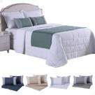 Kit Peseira King Cama Casal com Almofadas Poliester 5pçs