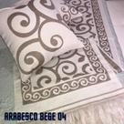 Kit Peseira p/ Cama ou Sofá Algodão + 2 Almofada Estampadas Linhão Decoração Sofisticada Luxo