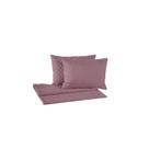 Kit Peseira para Cama Queen Casal 5 Peças com Almofadas Decorativas Microfibra Matelada Cor: Rosa
