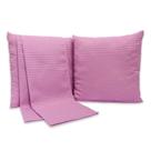 Kit Peseira Queen + 2 Capas de Almofadas Piquet Favinho