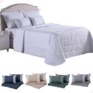 Kit Peseira Queen Cama Casal Com Almofadas Poliester 5pçs Kit Peseira Queen Cama Casal Com Almofadas Poliester 5pçs