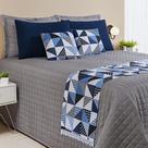 Kit Peseira Super King com Capas de Almofadas 3 Peças Piquet Royal