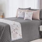 Kit Peseira Super King com Capas de Almofadas 3 Peças Piquet Salmão