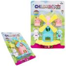 Kit pet parque de diversao com cachorro + coelho childrens playground 3 pecas - SPIDER IMPORT
