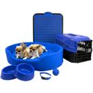 Kit Pet Pequeno Cama Europa Sanitário Transporte Acessórios Kit Pet Pequeno Cama Europa Sanitário Transporte Acessórios