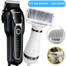 Kit Pet Shop: Máquina de Tosa 1991 + Secador com Pente