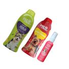 Kit PetClean Shampoo Bomba Vitamina + Condicionador Perfume Banho e Tosa Cães Gato Kit PetClean Shampoo Bomba Vitamina + Condicionador Perfume Banho e Tosa Cães Gato