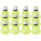 Kit Peteca de Badminton Gold Sports Nylon Amarelo 12 unidades