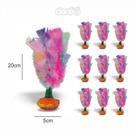 Kit Petecas Plumas Coloridas Base material sintético - Kit Com 10 Petecas - DareEsportes - 5cmx20cm