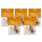 Kit Petisco Just Peito de Frango Caes Gatos 75g 5 unidades
