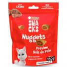kIT Petisco Snack Quatree Gatos Nuggets Bola de Pelo 150 gr