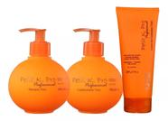 Kit petit litro sh + cond 230ml + leave-in cachinhos 200ml - kpro