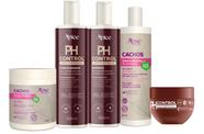 Kit Ph Control Shampoo Cond Máscara Ativador E Outros Apice