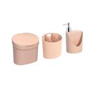 Kit Pia Basic 3 Peças Coza Rosa Blush 99138/1467
