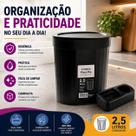 Kit Pia Lixeira 2,5l Xplast + Porta Detergente Base Rattan Kit Pia Lixeira 2,5l Xplast + Porta Detergente Base Rattan