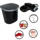 Kit Pia Lixeira Porta Detergente Bucha Rodinho Cozinha