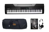 Kit Piano Arranjador Kurzweil KA70 Com Capa e Fone K414