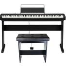 Kit Piano Digital Casio CDP-S110 88 Teclas com Estante EP 160