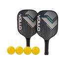 Kit Pickleball Leisure 2 Raquetes 4 Bolas e Bolsa Vollo
