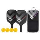 Kit Pickleball Performance 2 Raquetes 4 Bolas e Bolsa Vollo Kit Pickleball Performance 2 Raquetes 4 Bolas e Bolsa Vollo