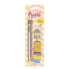Kit Picolé - Leo&ampLeo / 2 Lápis Hb / 1 Borracha / 1 Apontador