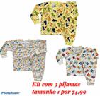 Kit pijama infantil inverno tamanho 1