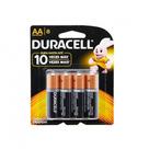 Kit pilhas duracell alcalina aa com 4 unidades