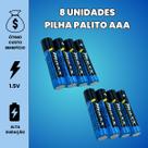 Kit Pilhas Palito AAA Pilha Comum AA Cilíndrica Escolha Seu Kit