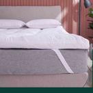 Kit Pillow Top Cama Queen Size Mais 2 Travesseiros Silicone