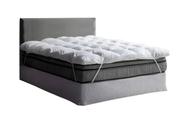 Kit Pillow Top Solteiro Com 2 Travesseiros Siliconados