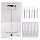 Kit Pimple Popper FEUNLEM Professional, 100 unidades de agulhas prateadas