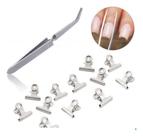 Kit Pinça Curvatura C+12 Presilhas 22mm Unha Especia Barato
