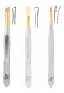 Kit Pinça Depilação 8cm E 9cm Pontas Variadas Edel Solingen